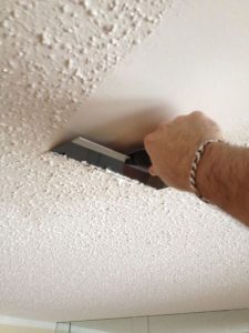 How to Remove and Clean Popcorn Ceilings