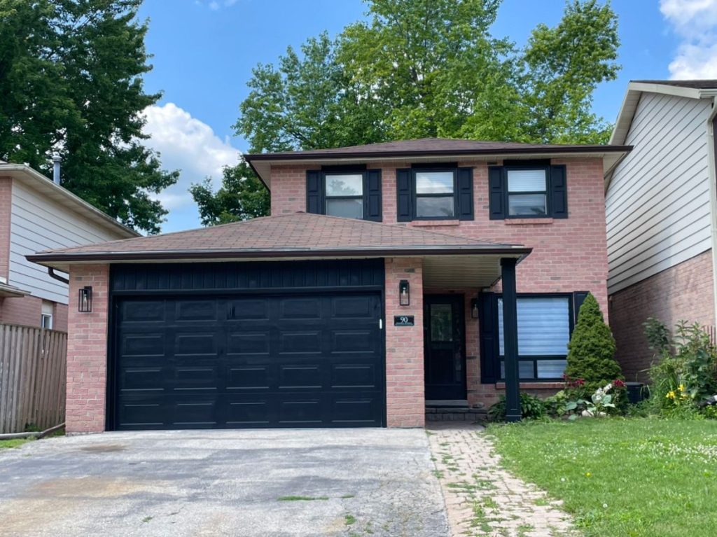 exterior garage painting in Vaughan