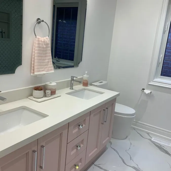 bathroom painting Aurora